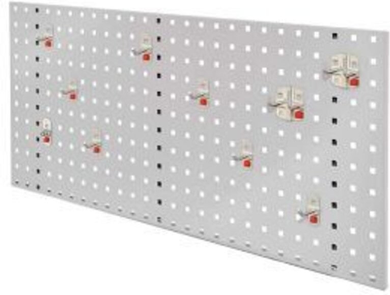 Kappes ®RasterPlan by ABAX Einsteigerset 1 1x Lochplatte 1000x450mm 1x Werkzeughaltersortiment 10-teilig Lichtgrau RAL 7...