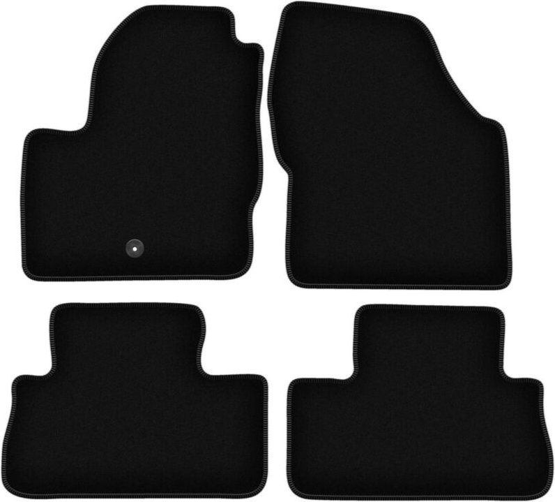 BASIC schwarze Veloursmatten für: Land Rover Freelander II SUV (2006-2014)