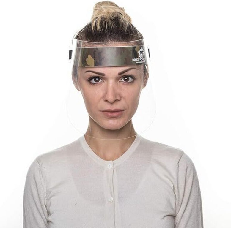 Wiederverwendbares Transparentes Schutzvisier Schutzglas