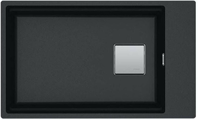 Franke - Kubus 2 kng 110-62 Fragranit Unterbaubecken 760x460mm, Sanitized®, Onyx (KNG110-62ON)
