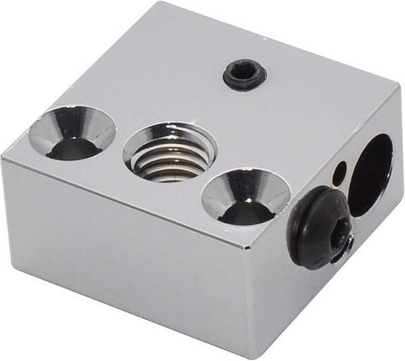 Hochtemperatur-Heizblock CR-10 mit Kupferbeschichtung für alle Metall-Hot-End-Extruder Ender 3s V2 Ender 3 Pro Ender 5 P...