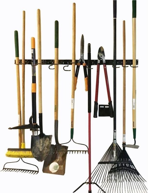 Verstellbares Aufbewahrungssystem, 120 cm große Werkzeugregale zur Wandmontage, Werkzeug-Organizer zur Wandmontage, Gara...