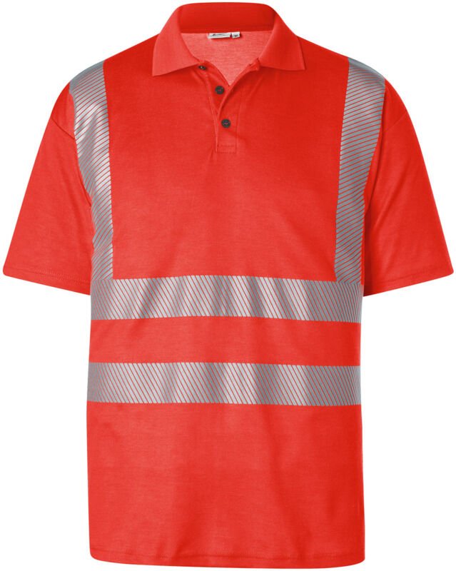 Kübler Polo REFLECTIQ PSA 2 5042 warnrot Gr. S