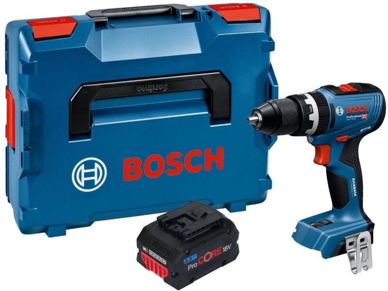 Thumbnail - Bosch GSB 18V-65 Professional Akku Schlagbohrschrauber 18 V 65 Nm Brushless + 1x ProCORE Akku 5,5 Ah + L-Boxx - ohne Lad...