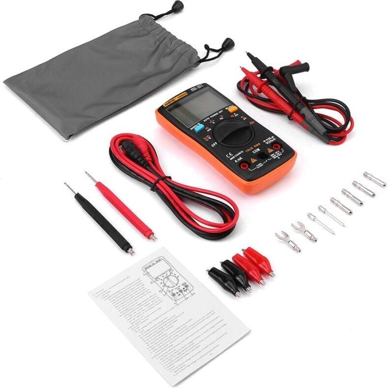 SNQ - Digitalmultimeter, aneng AN8008 True-RMS Digitalmultimeter ac dc Amperemeter Strom Ohmmeter