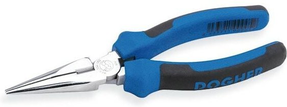 Zange, halbgeschnittene Mündung, CrV, hohe Leistung (200 mm) Dogher 202-200