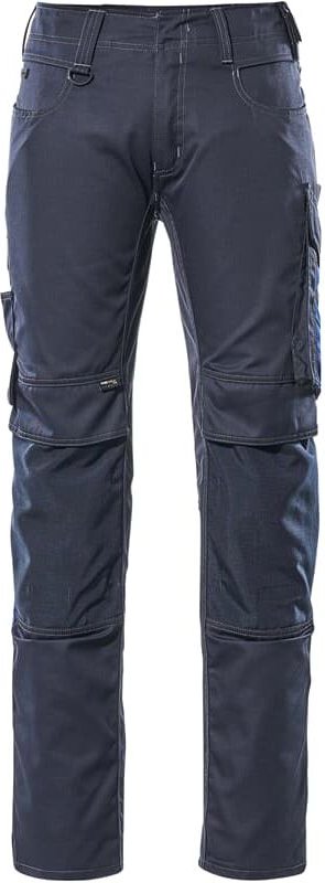 Arbeitshose mannheim 12679-442 leichte Bundhose mit Cordura Knietaschen, Farbe: Schwarzblau/Kornblau - 01011, Größe: 62 ...