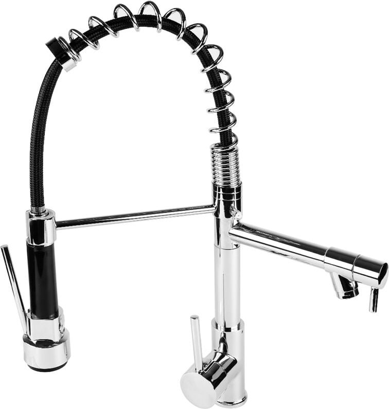 Skecten - Küchenarmatur Waschbecken Mixer Dehnbarer Duschhahn mit dehnbarer Dusche 360° drehbar Küche Spültischarmatur