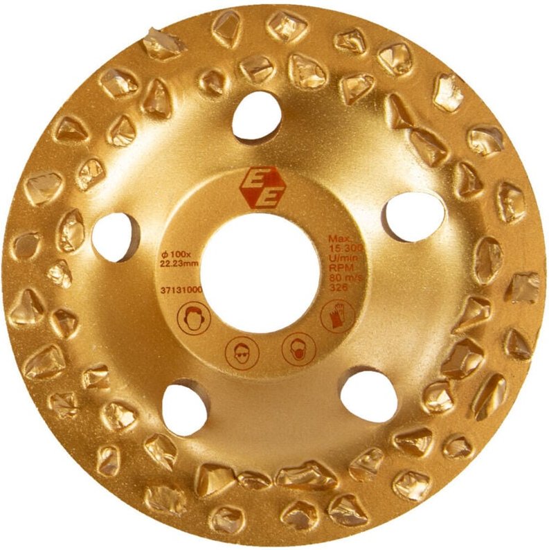 Thumbnail - Hartmetall-Frässcheibe grob ø 100mm (gold) - 37131000 - Eibenstock