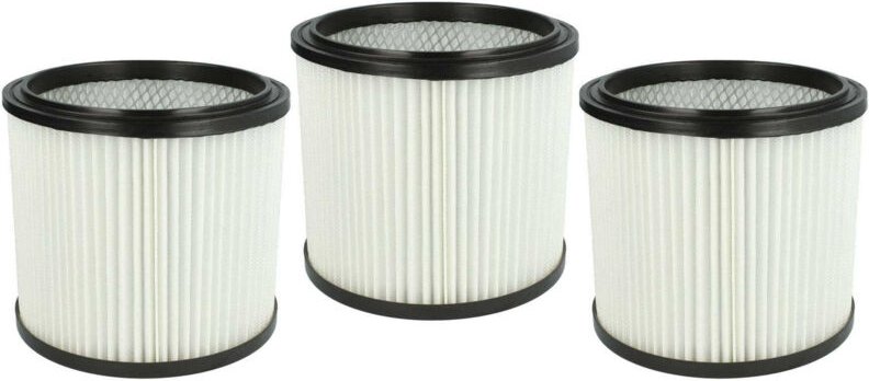 3x Faltenfilter kompatibel mit Parkside pnts 30/8 e, 35/5(E/S), 30/9 e, 30/9(E/S), 30/9, 30/8(E/S) Staubsauger - Filter,...