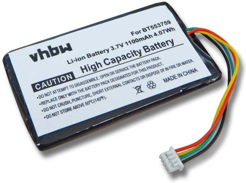 Vhbw - Akku Ersatz für Typhoon BT553759 für Kamera (1100 mAh, 3,7 v, Li-Ion)