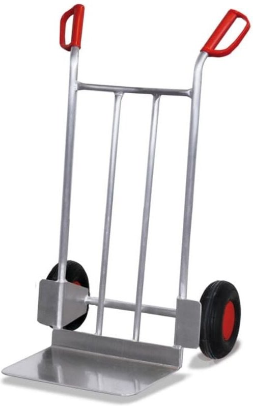 VARIOfit Aluminiumkarre 200kg Traglast mit großer Schaufel Luftbereifung