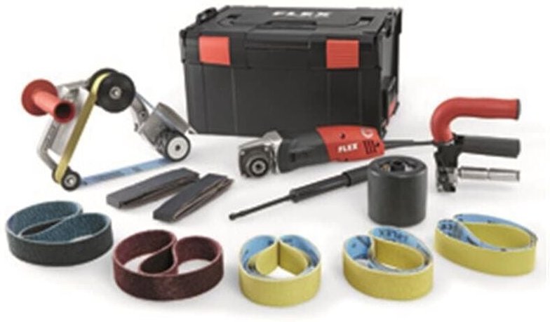 Thumbnail - Flex - Satiniermaschine und Rohrbandschleifer trinox bse 14-3 Inox Set