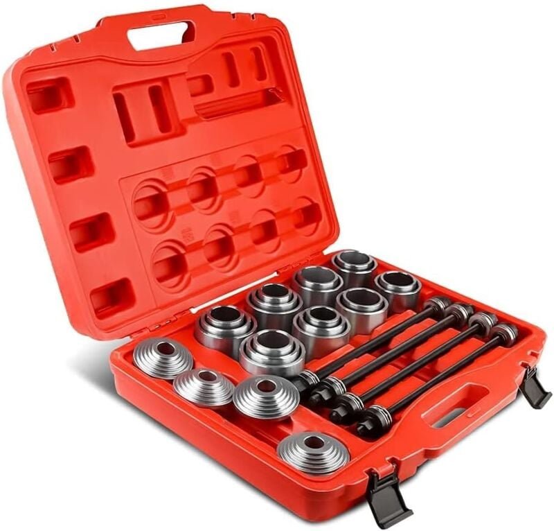 Ej.life - 36-teilig Werkzeuge zum Entfernen von Bush-Lagern Einsetzen von Werkzeugen Einsetzen von Lagern, Radlager Werk...