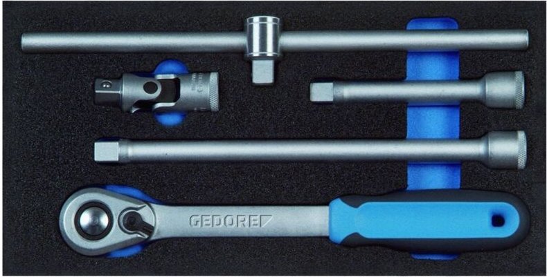 Gedore - 1500 CT1-1993 U-20 Zubehör für Steckschlüsseleinsätze 1/2' in Check-Tool-Modul