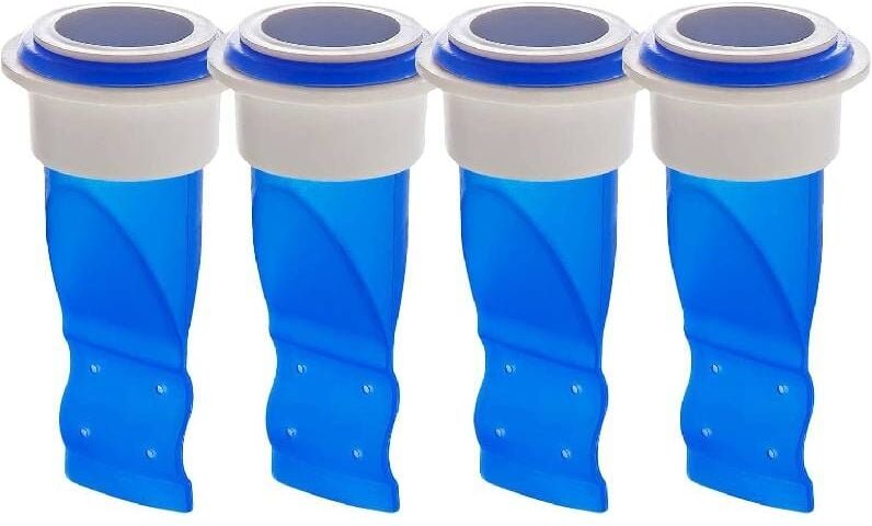 Rückschlagventil, verstellbarer Silikon-Spülbeckenabfluss, geeignet für Sanitärrohre in Bad und Küche (Blau 4)