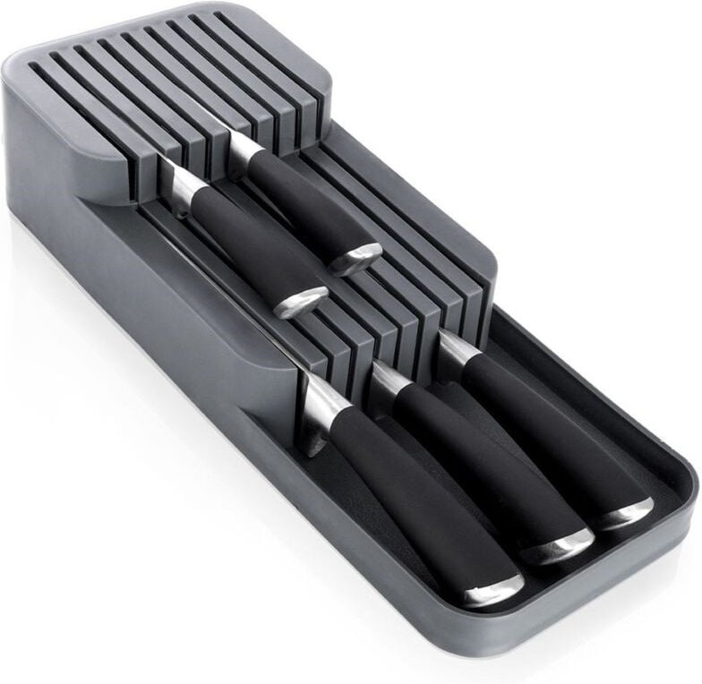 Smart and spacious knife organizer in durable material