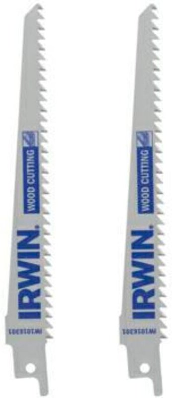 Blätter de Säbelsäge de Säbelsäge IRWIN premium für Holz, Pack de 2, 228 mm, schnelles und effizientes Schneiden, aggres...