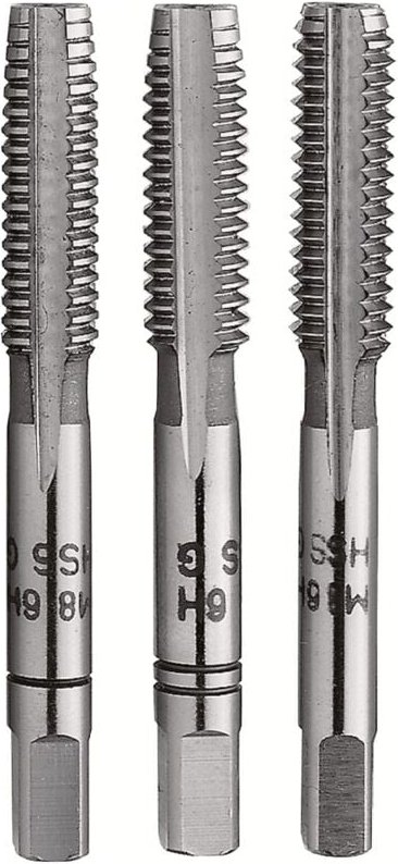 Projahn Handgewindebohrersatz HSS-G DIN 352 BSW 3/16x24
