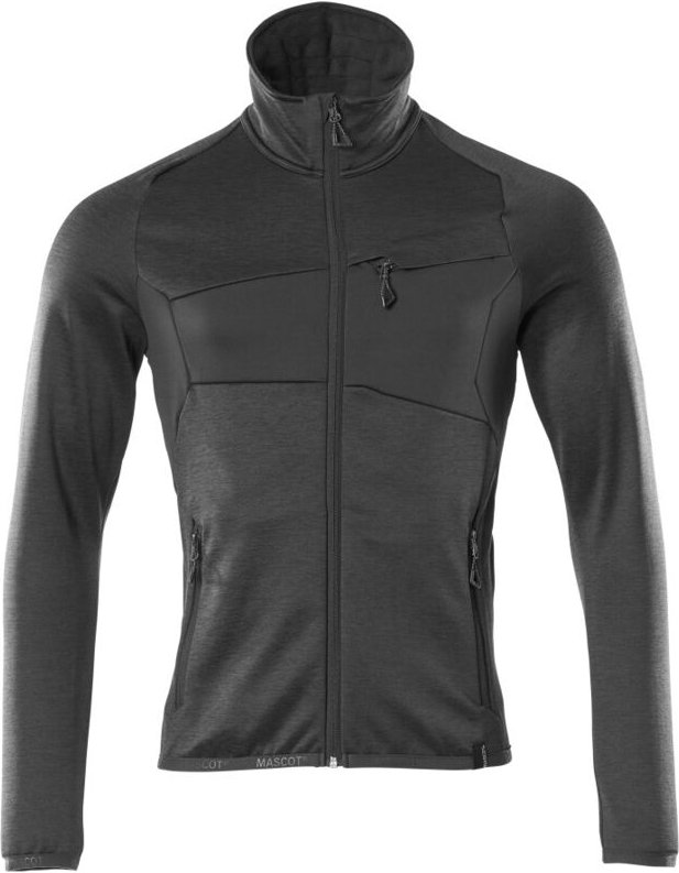 Mascot - Fleecepullover mit Reißverschluss 18103 Gr. 2XL, schwarz