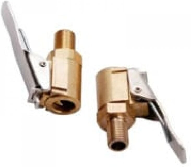 Thumbnail - Ahlsen 4-teiliger Autoreifen-Ventiladapter, 8-mm-Messingspitzen-Pumpenventil-Clip-Klemmanschluss-Adapter für Auto- oder ...