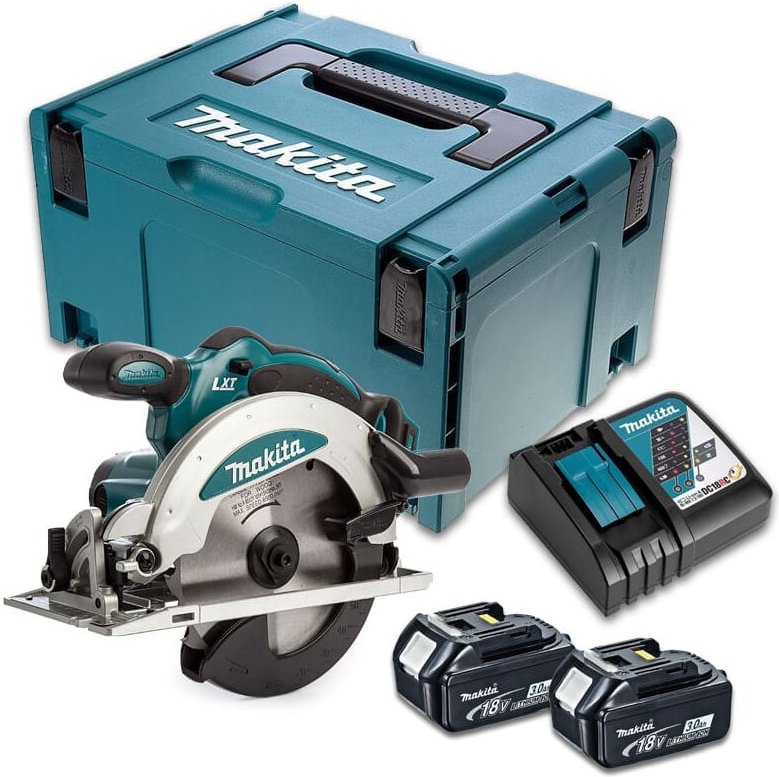Kreissäge 18V LXT Ø165 mm (2x3,0 Ah) in MAKPAC - MAKITA DSS610RFJ
