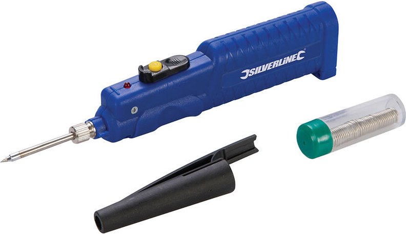 Thumbnail - Silverline - Batteriebetriebener Lötkolben 8 w