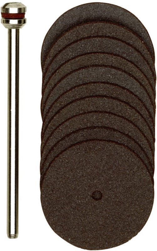 Proxxon - Trennscheiben, ø 22 mm, 10 Stück + 1 Träger - 28810