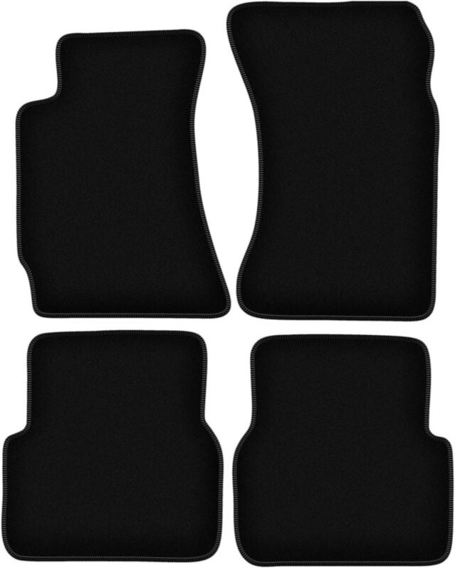 BASIC schwarze Veloursmatten für: Subaru Forester II SUV (2002-2008)