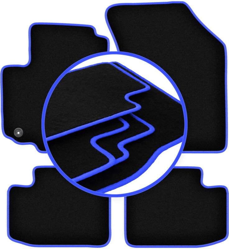 CARLUX-BLUE Autofußmatten für: Suzuki Swift IV Fließheck (2005-2010)