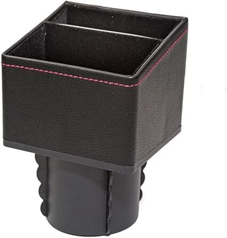 Lntyq - Aufbewahrungsbox für Autolücken, Organizer für Autositzlücken, multifunktionaler Aufbewahrungslücken-Organizer, ...