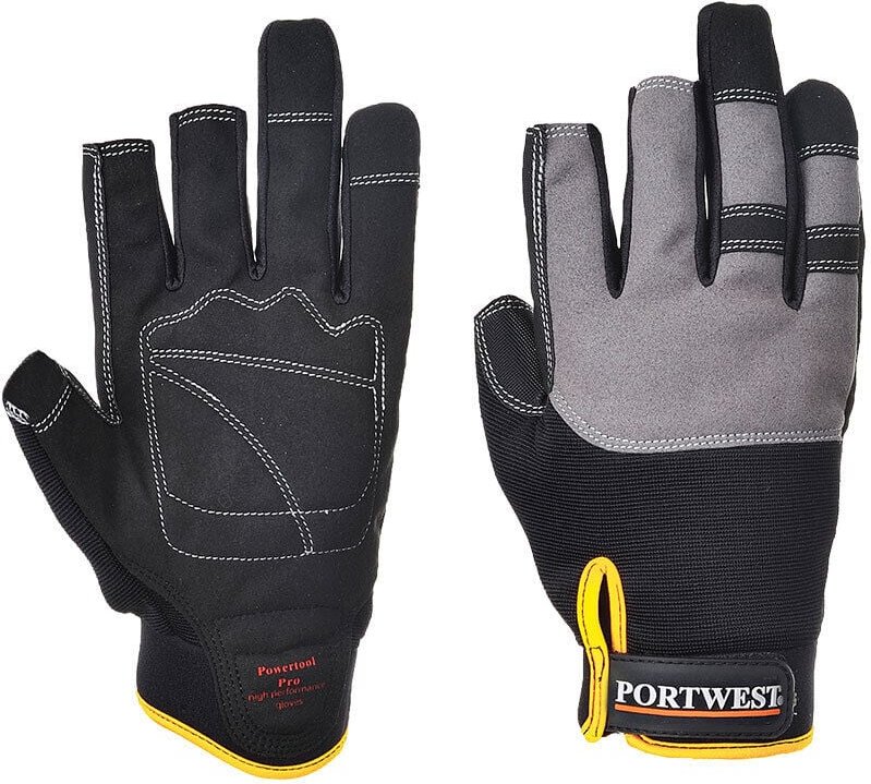 Thumbnail - Hochleistungs-Handschuhe Powertool Pro Schwarz L – Größe 9