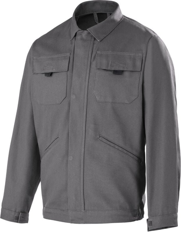 Kampfanzug Jacke Grau Stahl M