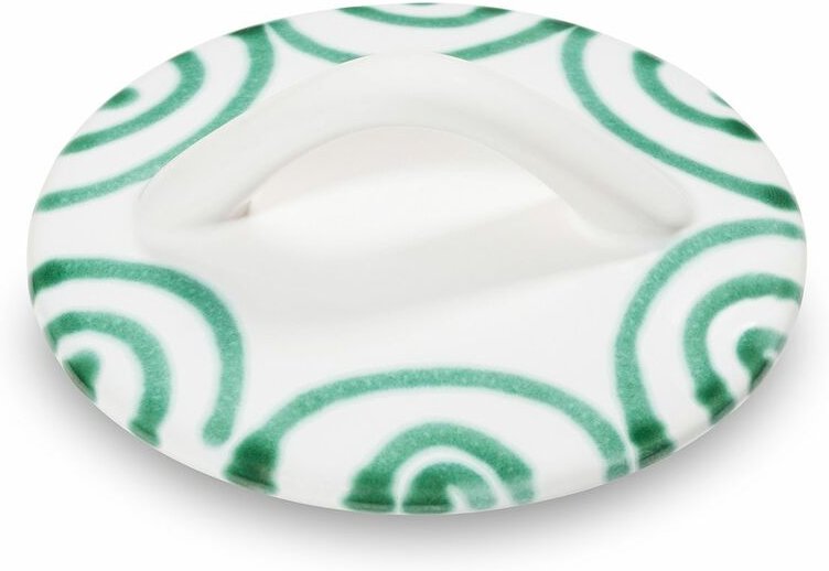 Gmundner Keramik - Grüngeflammt, Oberteil Zuckerdose Gourmet