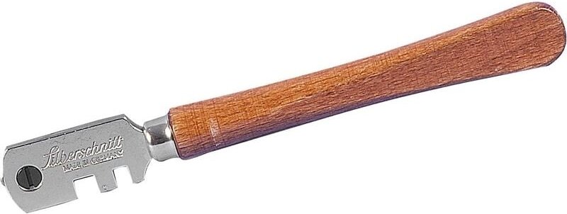 Glasschneider Silberschnitt mit Holzheft, sb - Bohle