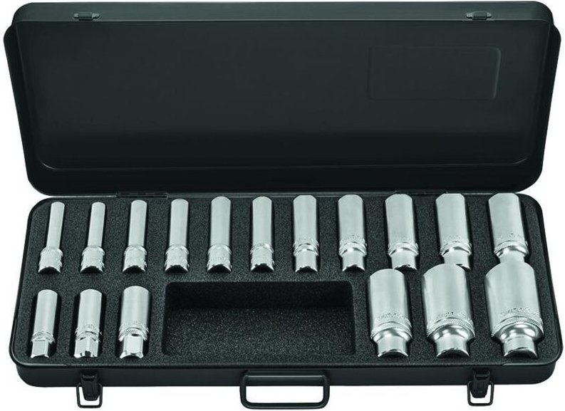 Matador - Steckschlüssel-Satz, 12-kt., 17-tlg., 12,5 mm (1/2'): 10-32 m