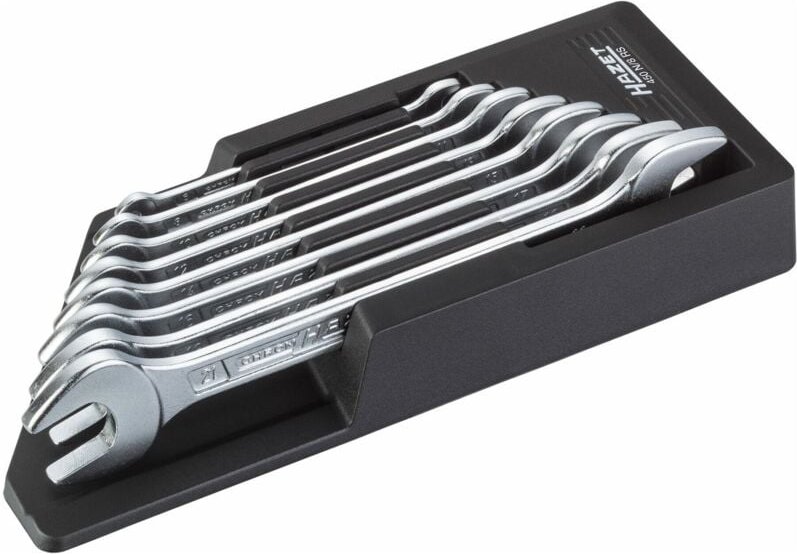 Hazet - Doppel-Maulschlüssel-Satz 450N/8RS Außen-Sechskant Profil Anzahl Werkz