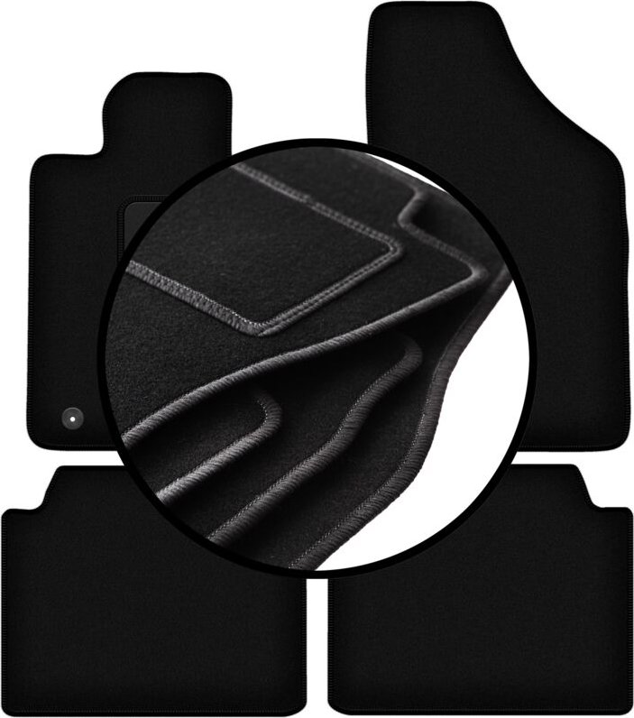 Kompletter Satz Veloursmatten für: Renault Safrane Liftback (1992-2000)