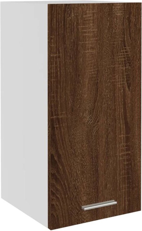 Hängeschrank Lyon Braun Eichen-Optik 29,5x31x60 cm Holzwerkstoff Vidaxl