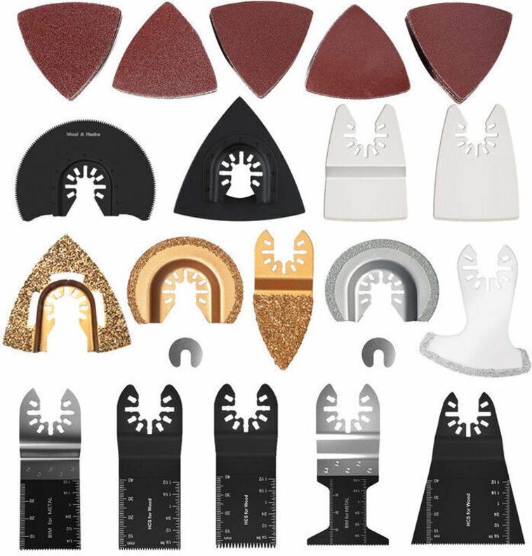 66-teiliges oszillierendes Sägeblatt, gemischtes Multifunktionswerkzeug-Set, mit universellem Zubehör für oszillierende ...