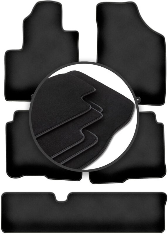 Premium-Fußmatten für: Hyundai SantaFe II 7-Sitzer (2006-2012)