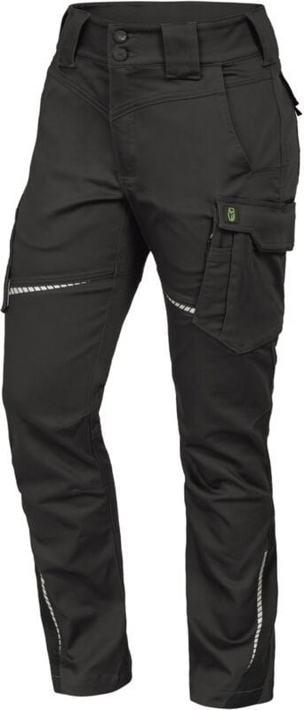 Leibwächter - Damen Bundhose ohne Knietaschen Flex-Line FLXDHO28 Gr. 50 anthrazit/schwarz