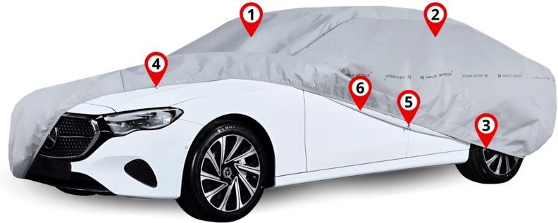 Hagelschutzplane für Kombi 480, Hagelschutz, 11mm Hagel