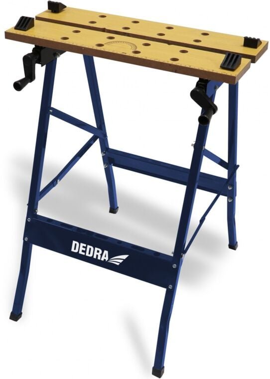 DEDRA Werkbank 100kg - stabil, verstellbar