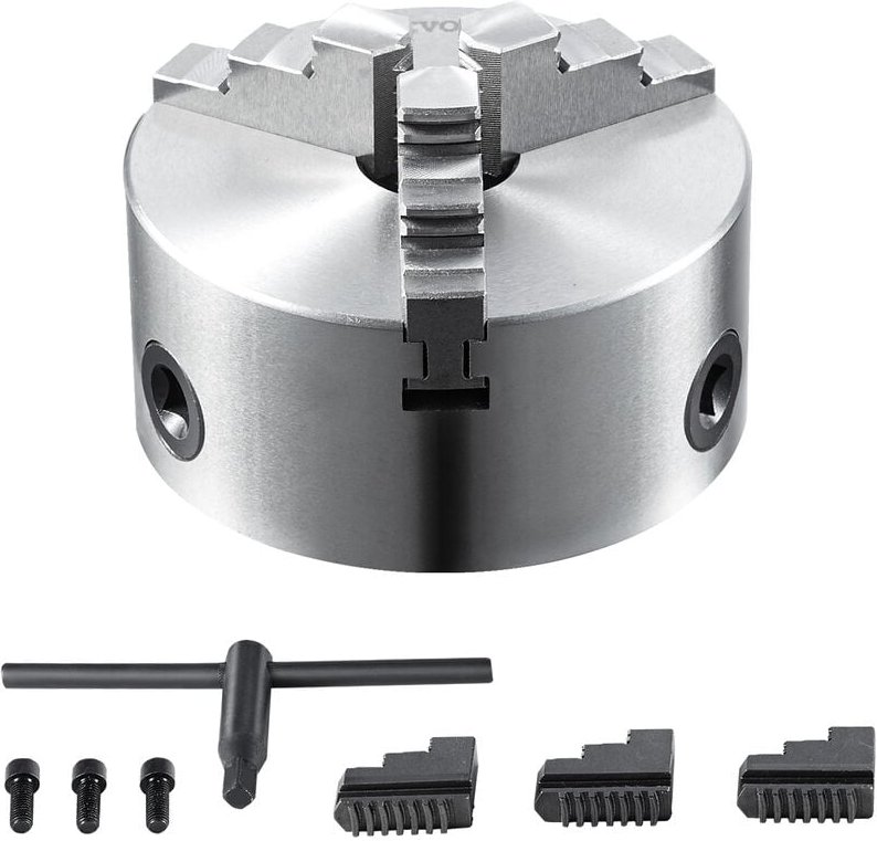 Thumbnail - Mophorn - vevor Drehbankfutter K11-160 160mm Dreibackenfutter HT300-Material 3 Backenfutter Klemmbereich 3,5–160mm 3-Bac...