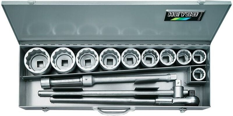 106-0-M Steckschlüssel-Garnitur, 14-tlg., 1'