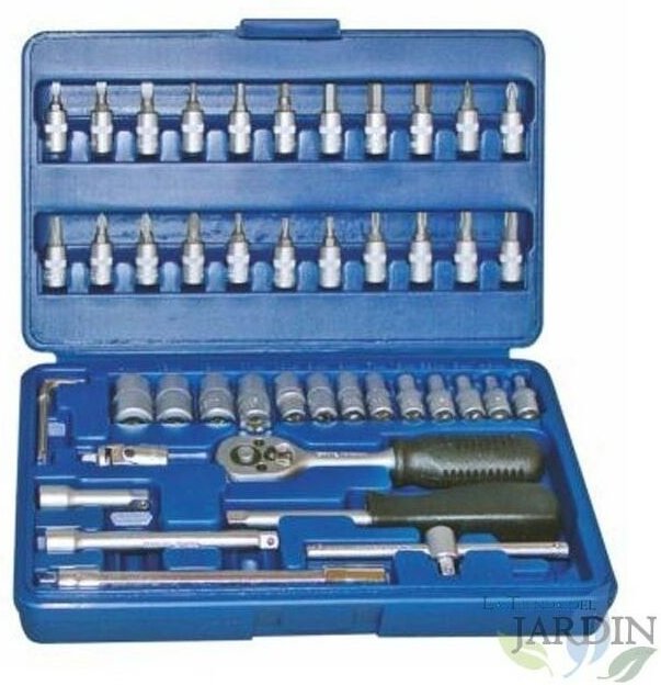 Bits und Stecknüsse Koffer 46-tlg