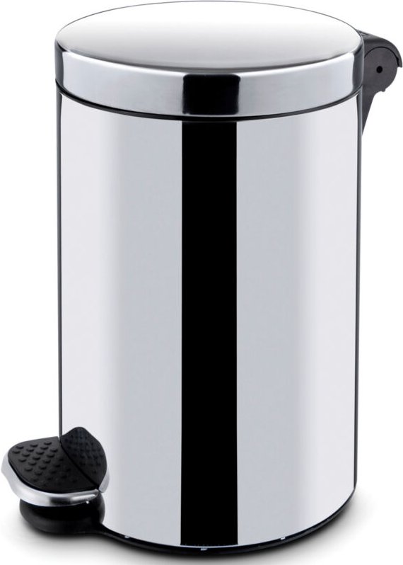 Abfalleimer aus Stahl mit Einsatz, Fußbetätigung, 20L - Hendi 691335