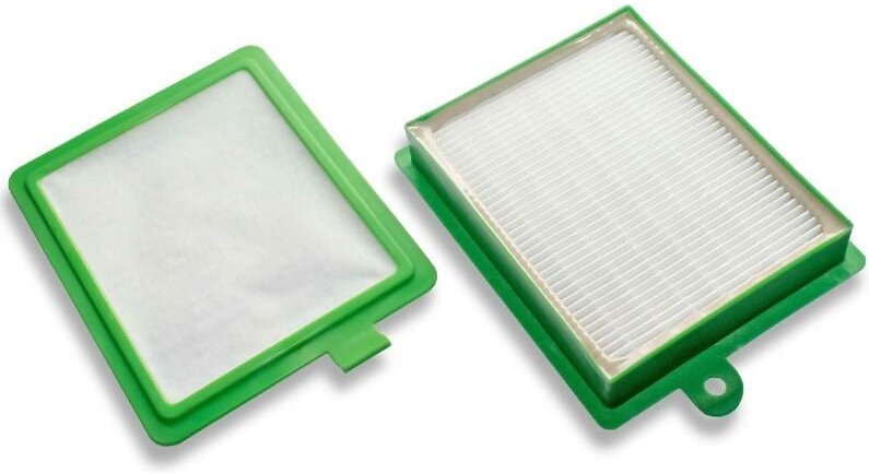 Filter-Set Ersatz für Arnica bfzq für Staubsauger - 2x Filter (HEPA-Filter, Mikrofilter) - Vhbw