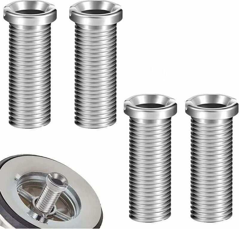 Stück Spülkorbschrauben, 35 mm, Edelstahl-Hohlschrauben, Abflussschrauben für Spülkorbschrauben, Befestigungszubehör für...